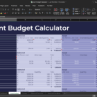 template event budget 6