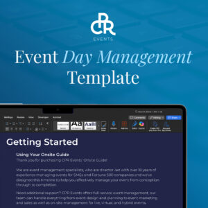 Event Day Management Template