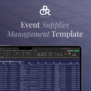Event Supplier Management Template