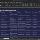 template venue search tracker 6